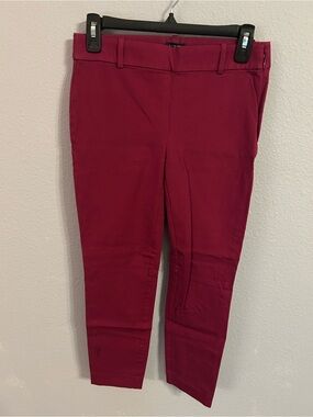 J.Crew Winnie Pant Women Burgundy  Pant Size 2